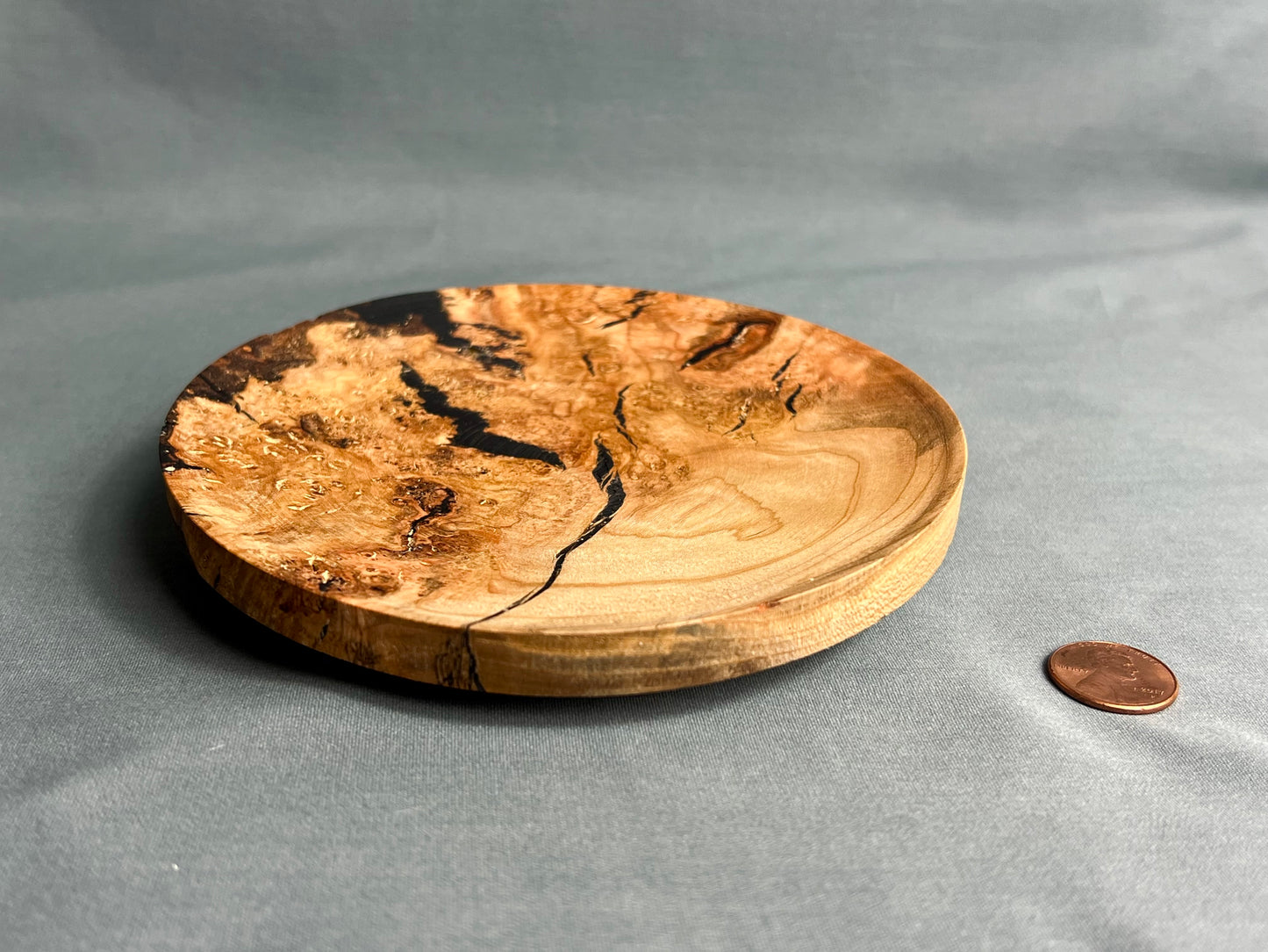 Cherry Burl and Resin Plate