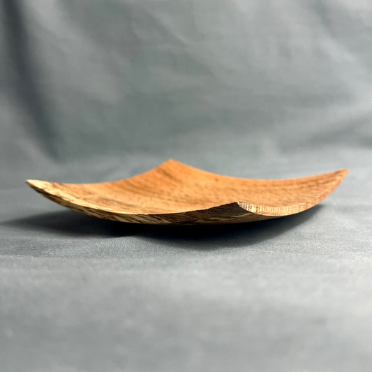 Square Turned Pin Oak Plate